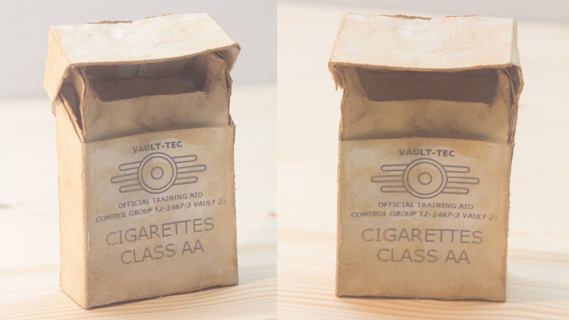 fallout 2 pack of cigarettes Fallout Vault Tec Cigarette Box Prop by BEcre4tive on DeviantArt