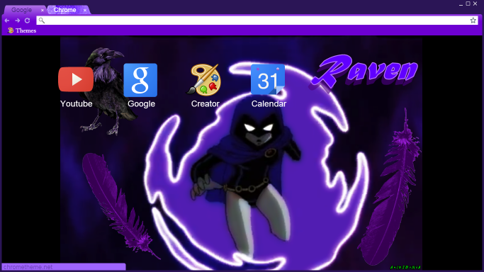 Raven Chrome Theme