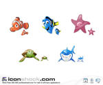 Finding Nemo vista icons by Iconshock