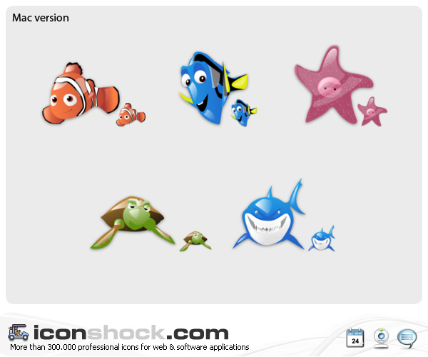Finding Nemo web icons by Iconshock on DeviantArt