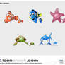 Finding Nemo web icons