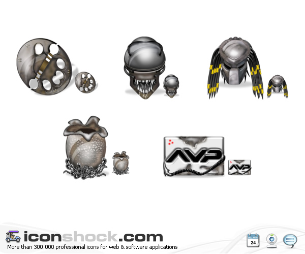 Alien vs Predator Vista Icons