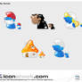 Smurfs web  icons