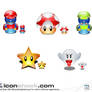 Super Mario Lumina Style Icons