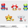 Super Mario Lumina Icons MAC