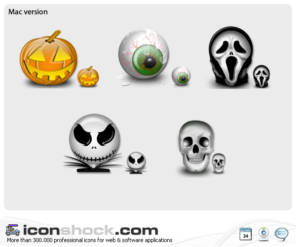 Halloween Vista Icons for MAC