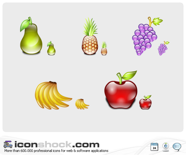 Delicious Fruits Icons