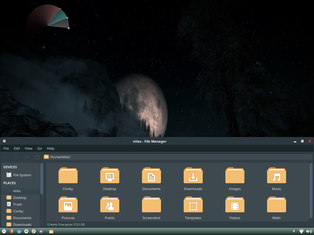 Zukida (Zukitwo Dark) Theme for Xfce Desktop