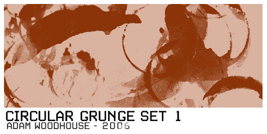 Circular Grunge Brush Set 1