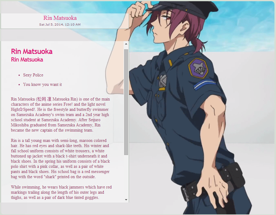 [Skins] Free! Police Rin