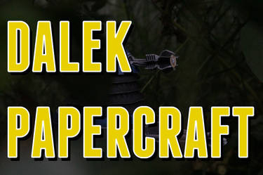 Dalek Papercraft - Yellow