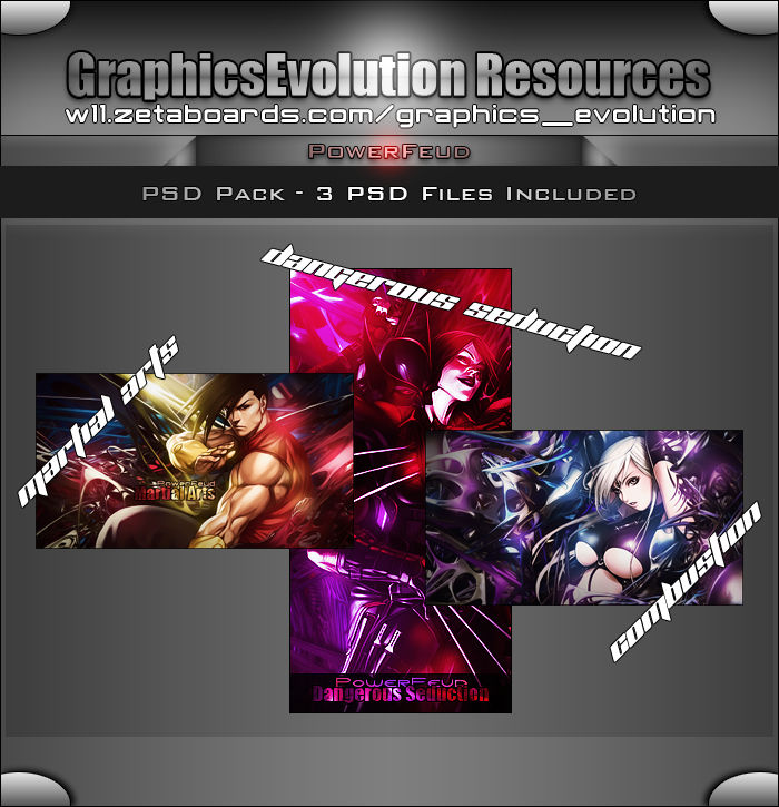 PSD Pack #3 by PowerFeud on DeviantArt