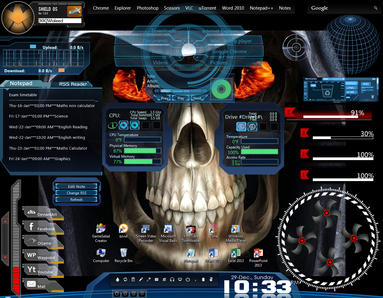 winamp skins skull winamp skins skull