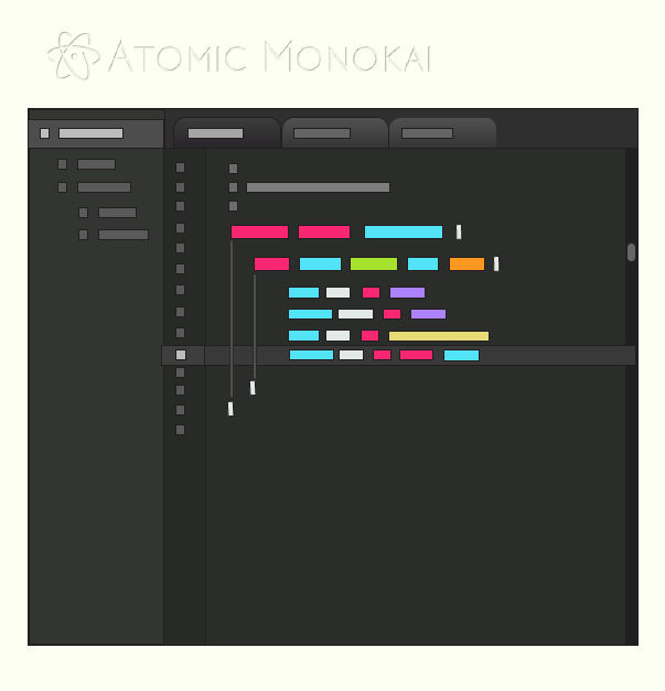 Atomic Monokai by BStevenson on DeviantArt