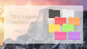 Yosemite Folders - Colors