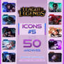 Pack #5 - 50 Icons - League of Legends