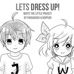 White The Little Project : Dress-Up Flash Game