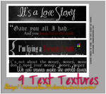 9 Text Textures