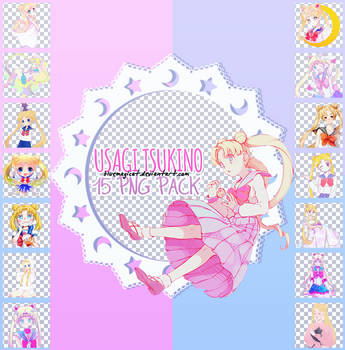 Sailor Moon: Usagi Tsukino PNG PACK