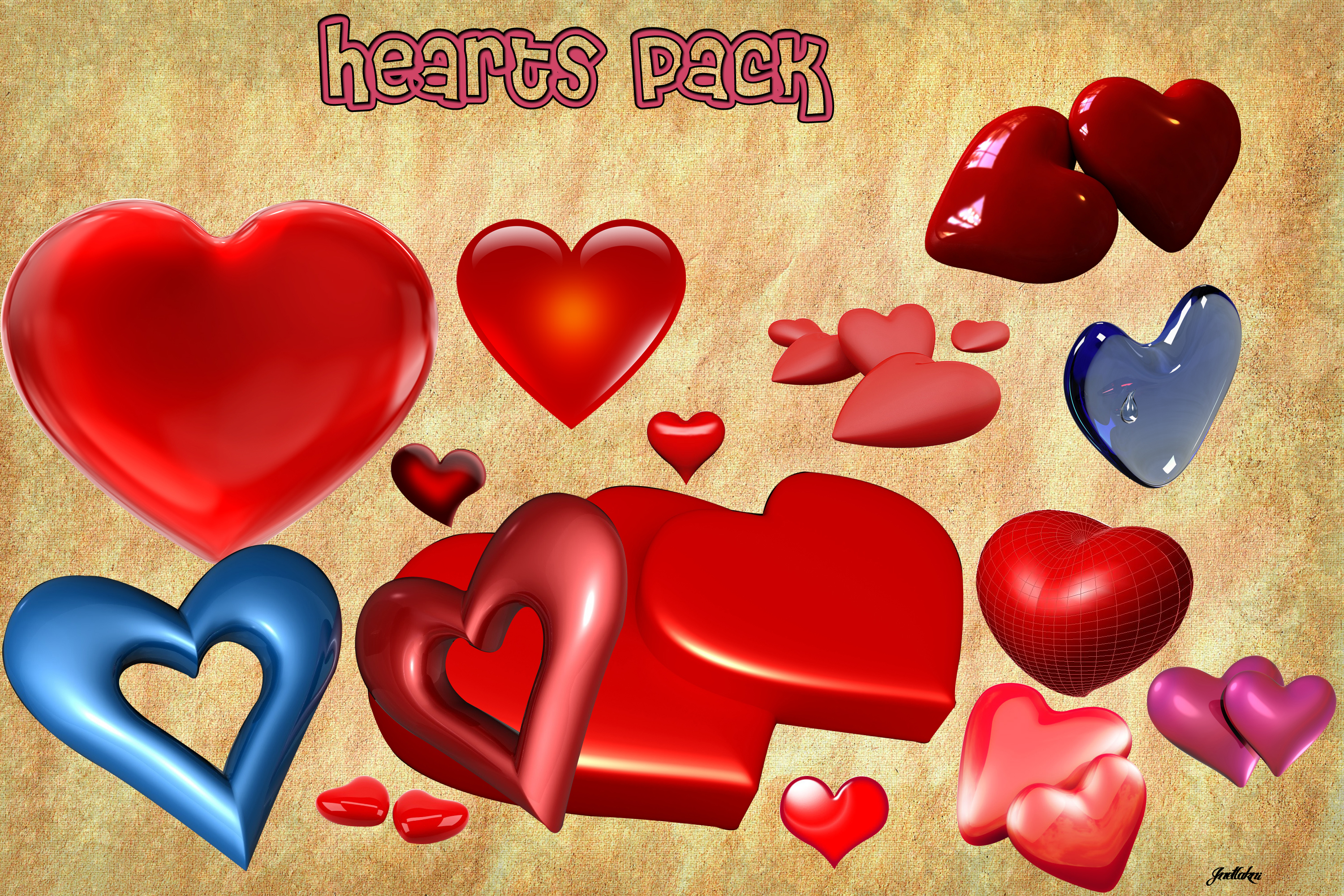 Hearts Renders pack