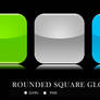 ROUNDED SQUARE GLOSSY BUTTONS