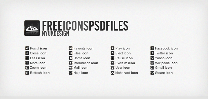 Small website Icons  psd files