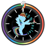 Rainbow Dash's  Clock- Flash