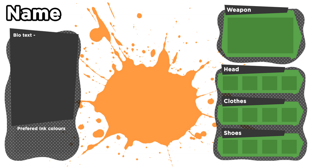 Squid kid OC template by Luifex