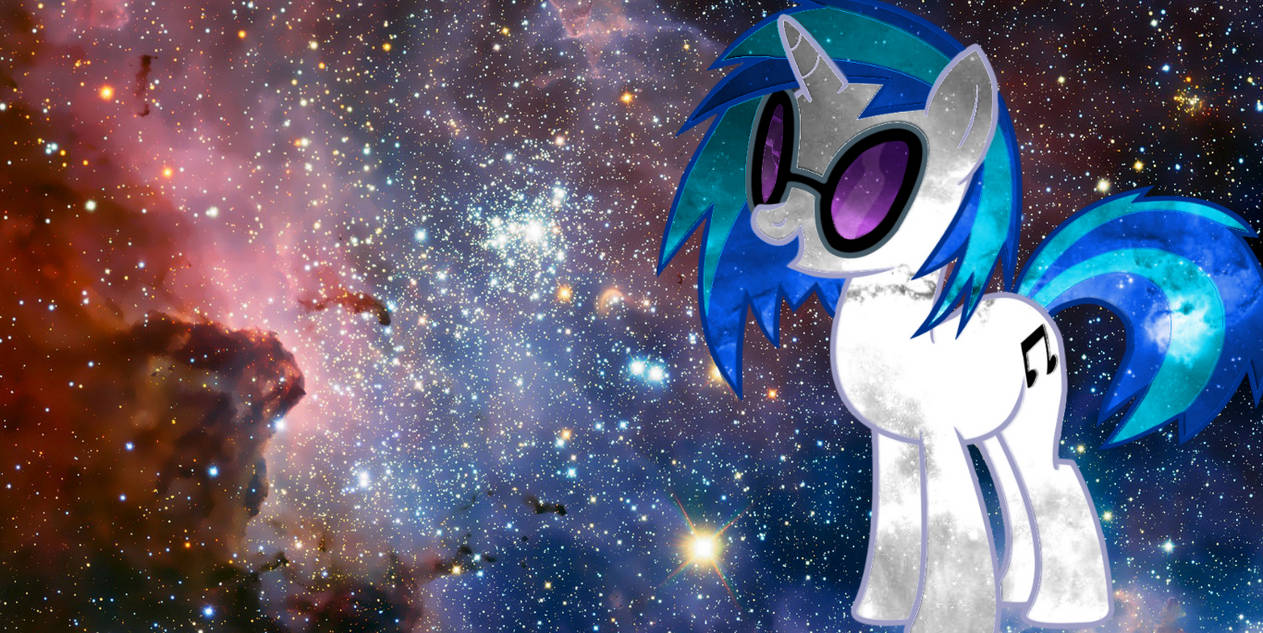 Galaxy vinyl scratch wallpaper by Toffee-the-Dingo on DeviantArt