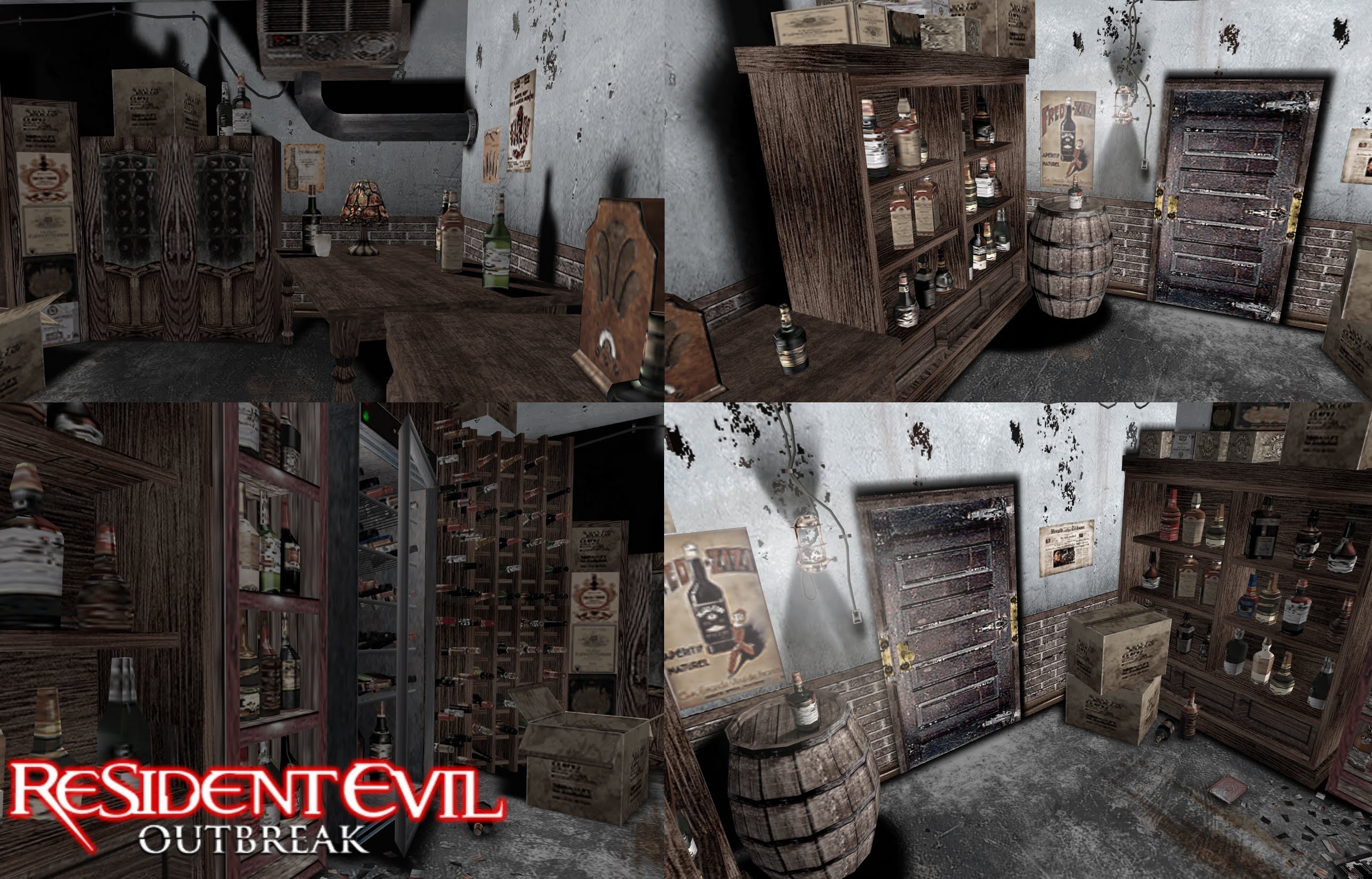 Resident Evil Outbreak Wine Room XPS by Tyrant0400Tp on DeviantArt