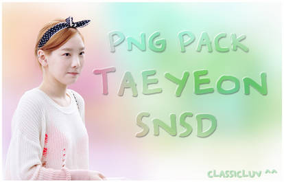 Taeyeon (SNSD) PNG Pack