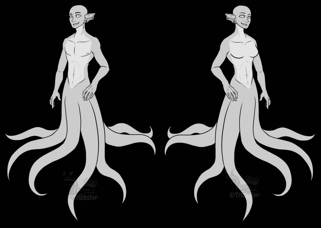 Mer Octopus Base [PSD Files] by Trickstyr on DeviantArt