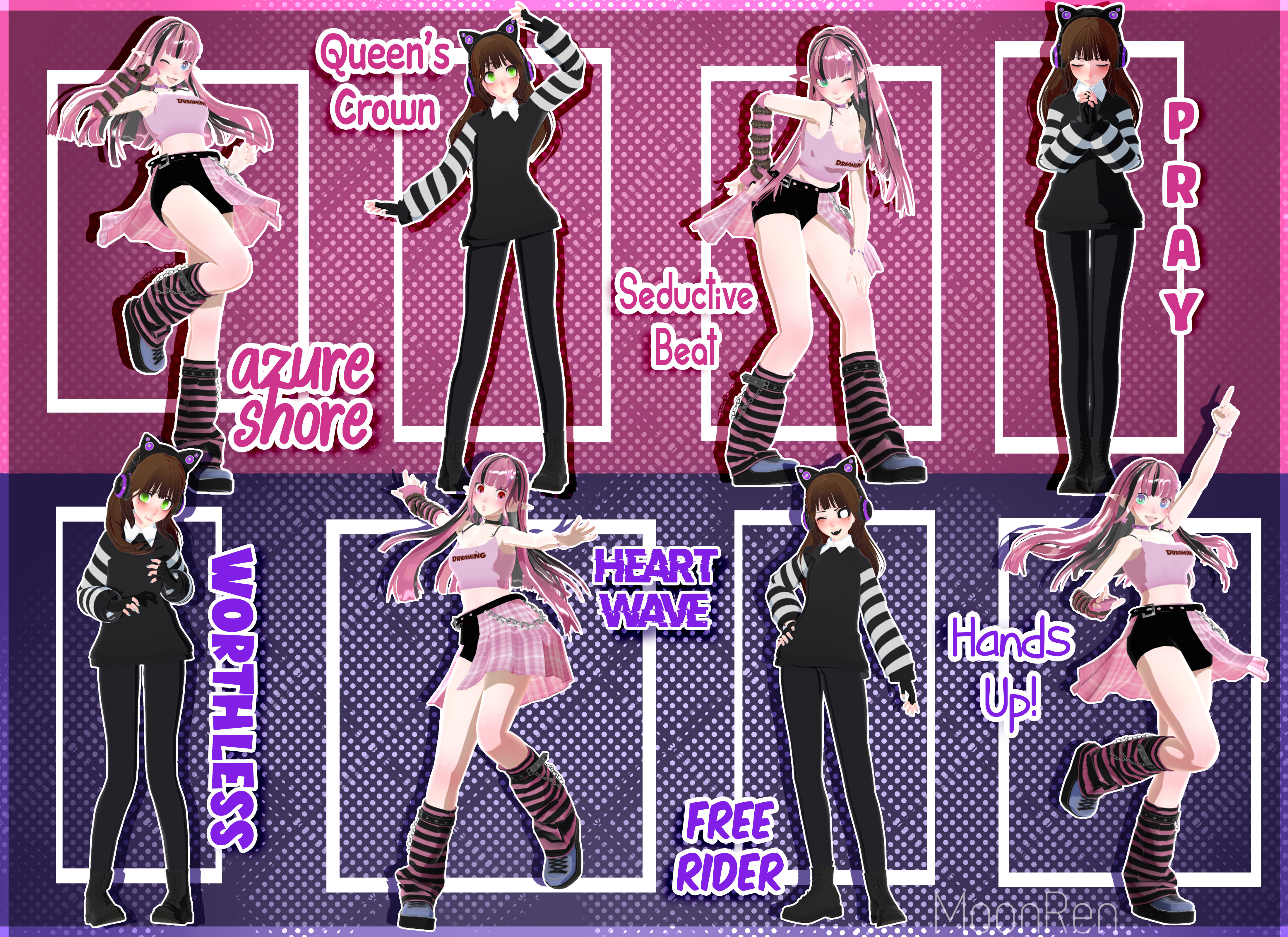 [MMD] Pose Pack #2 DL by Moon-Ren on DeviantArt