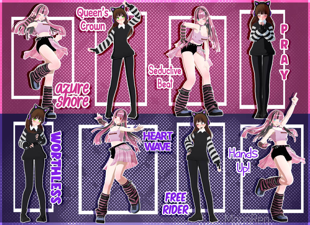 [MMD] Pose Pack #2 DL