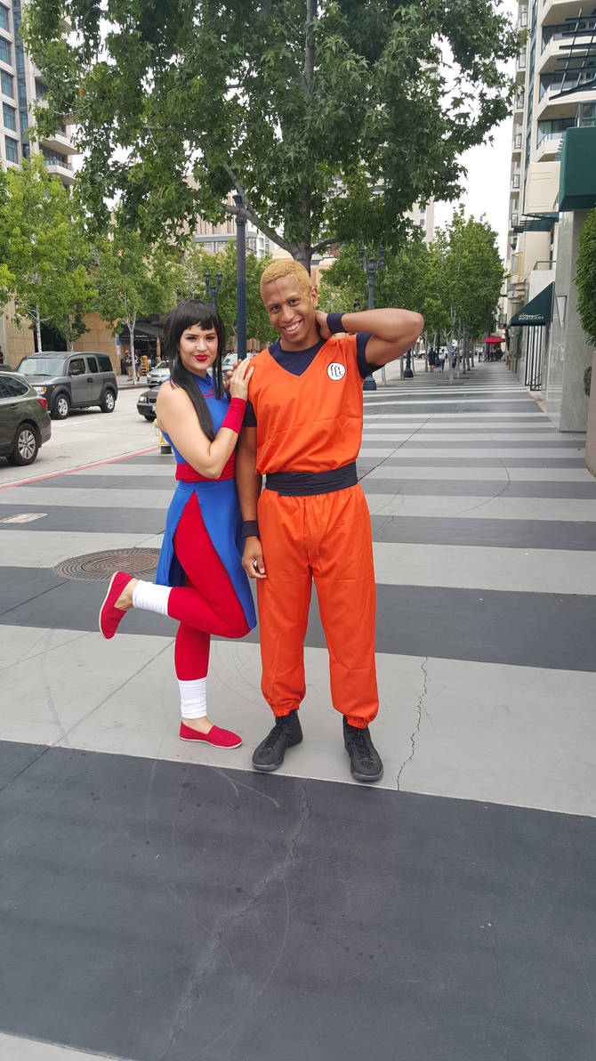 Goku and ChiChi Costume by chichi1018 on DeviantArt