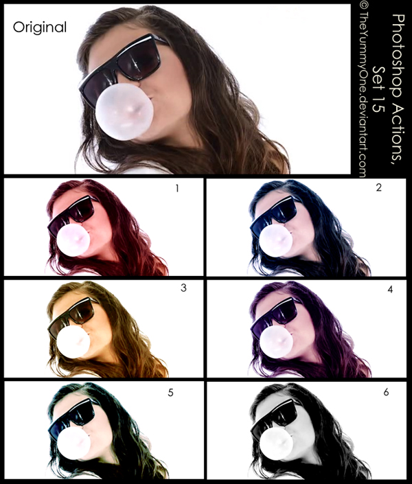 Photoshop Actions, Set 15