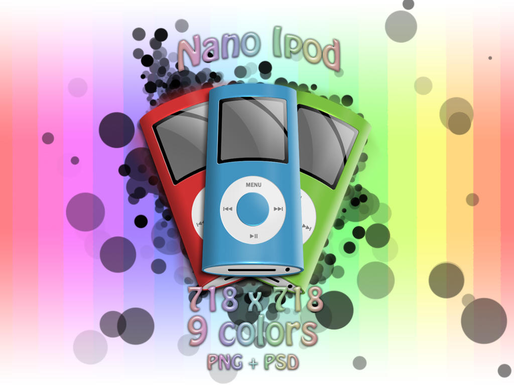 Rainbow Nano Ipod by DDrAgO on DeviantArt