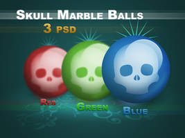 Skull Marble Balls