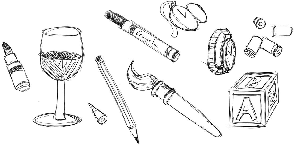 Random objects sketch dump 01 by ArtisticDid on DeviantArt