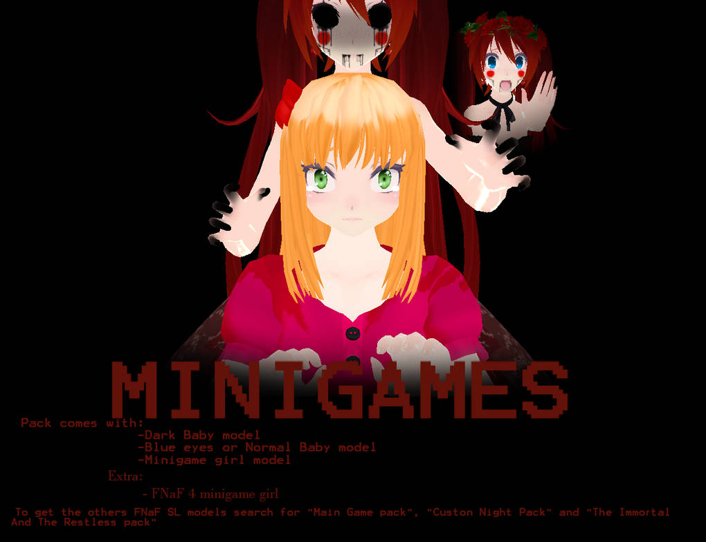 Mmd Fnaf Sister Location Download Manigame Pack By Llneli On Deviantart