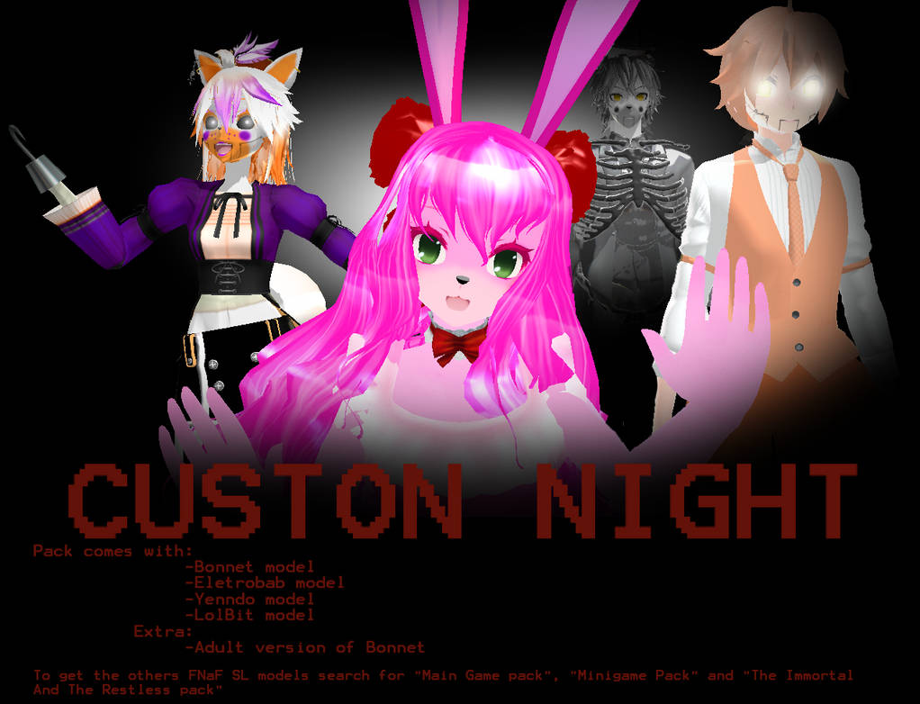 MMD - FNaF Sister Location Download - CUSTOM NIGHT by LlneLi on DeviantArt