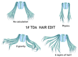 MMD - 1# TDA Hair Edit DOWNLOAD