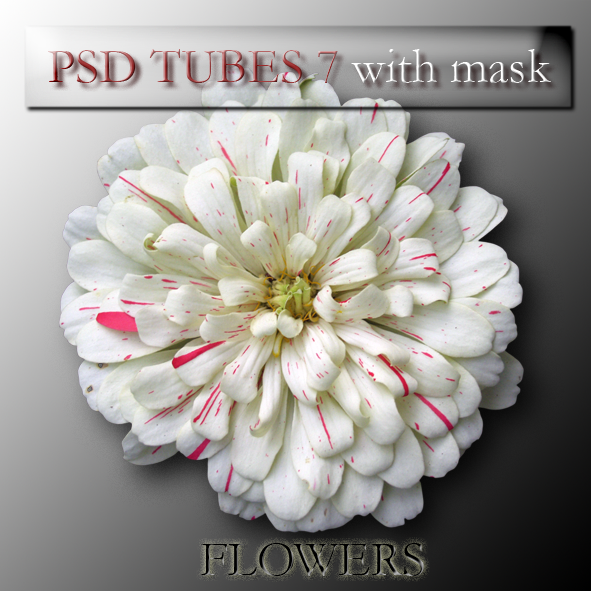 psd flower 7 with mask