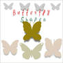 butterfly custom shapes