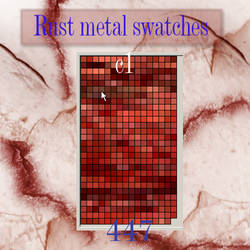 metal rust swatches c1