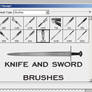 knife and sword brushes