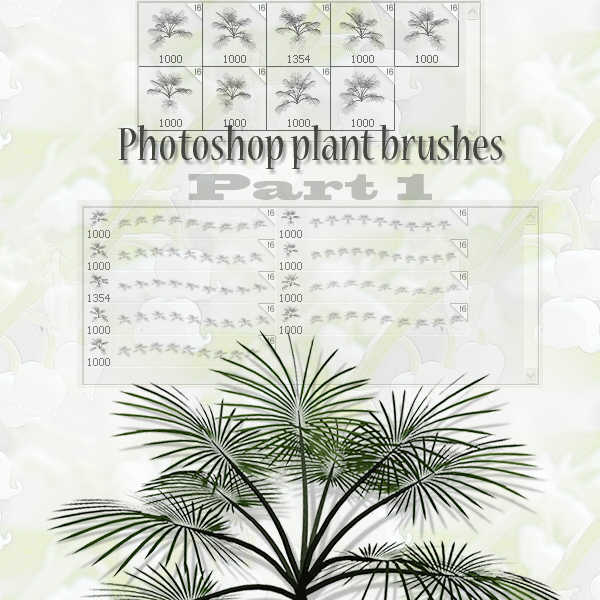 photoshop plant brushes part 1 by feniksas4 on DeviantArt