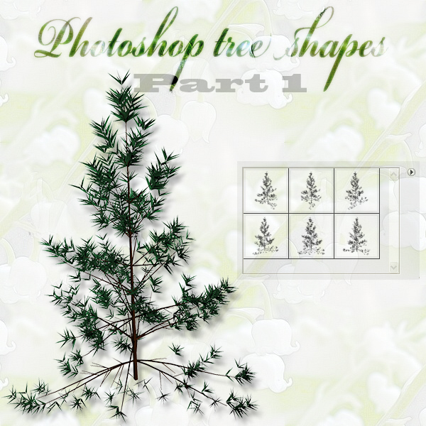 photoshop tree shapes part 1 by feniksas4 on DeviantArt