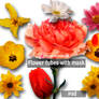 psd flower tubes with mask 9
