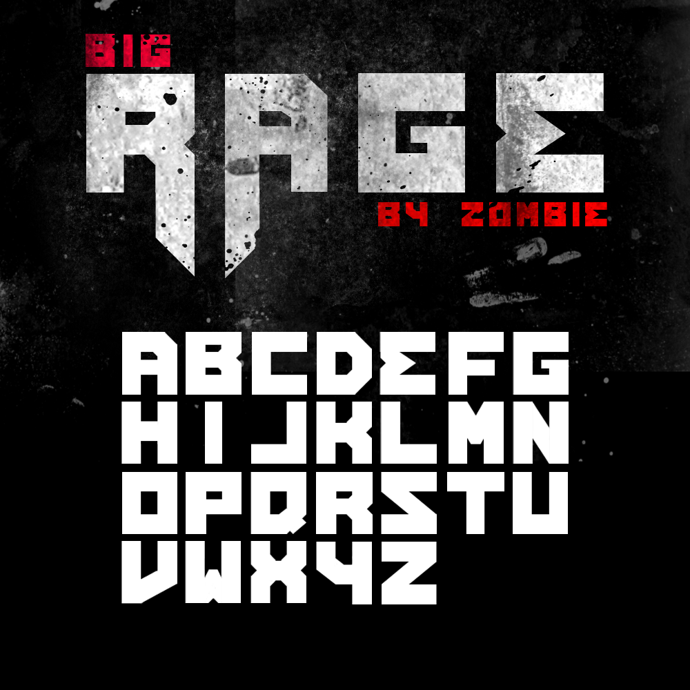 Big Rage font